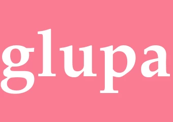 Synonym glupa