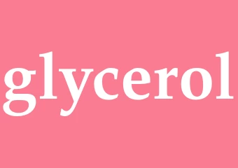 Synonym glycerol
