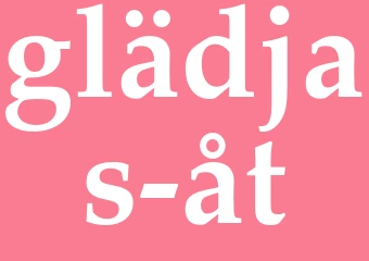 Synonym glädjas åt