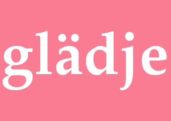 Synonym glädje