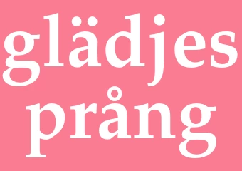 Synonym glädjesprång