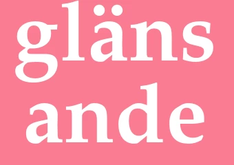 Synonym glänsande