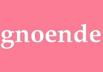 Synonym gnoende