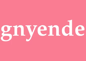 Synonym gnyende