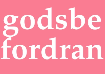 Synonym godsbefordran
