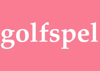 Synonym golfspel