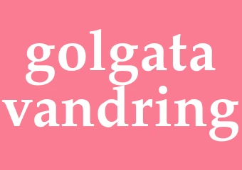 Synonym golgatavandring