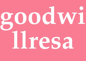 Synonym goodwillresa