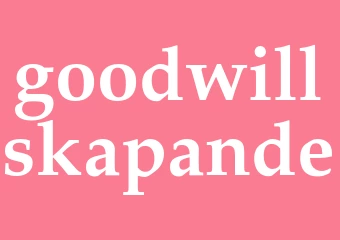 Synonym goodwillskapande