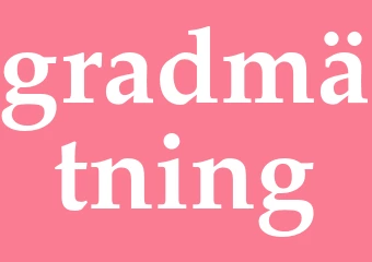 Synonym gradmätning