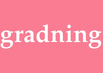 Synonym gradning