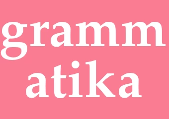 Synonym grammatika