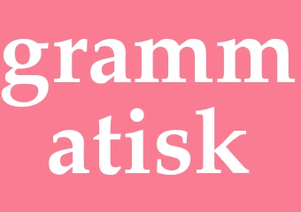 Synonym grammatisk