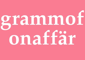 Synonym grammofonaffär