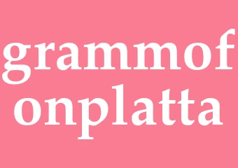 Synonym grammofonplatta