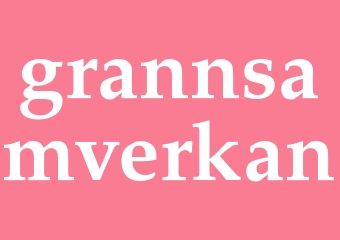 Synonym grannsamverkan