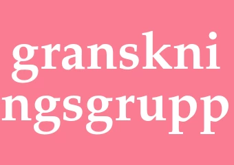 Synonym granskningsgrupp
