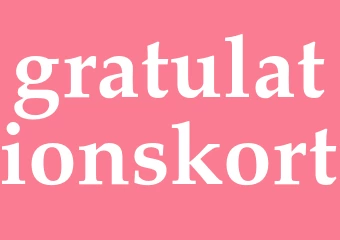 Synonym gratulationskort