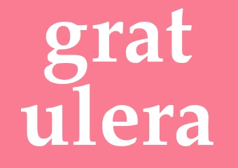 Synonym gratulera
