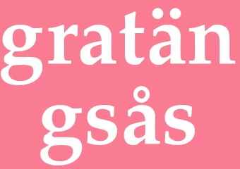 Synonym gratängsås