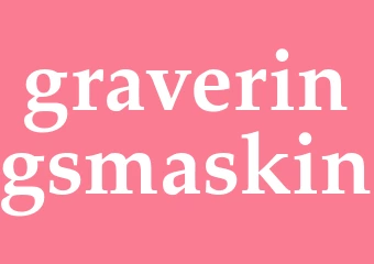 Synonym graveringsmaskin