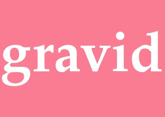 Synonym gravid