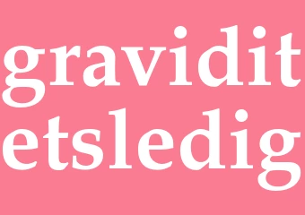 Synonym graviditetsledig