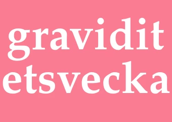 Synonym graviditetsvecka