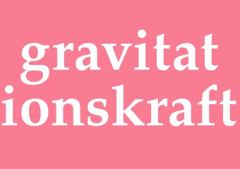 Synonym gravitationskraft
