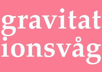 Synonym gravitationsvåg