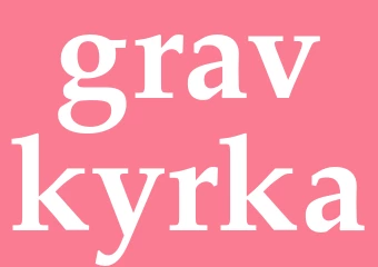 Synonym gravkyrka