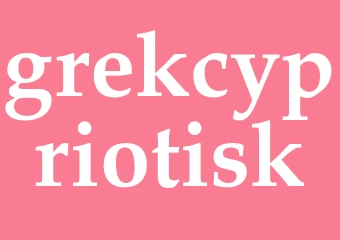 Synonym grekcypriotisk