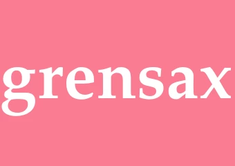Synonym grensax