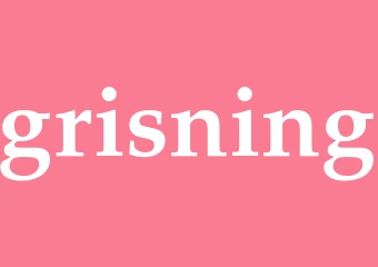 Synonym grisning
