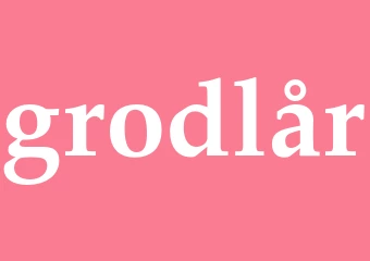 Synonym grodlår