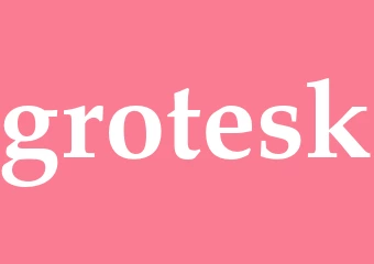 Synonym grotesk