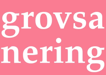 Synonym grovsanering