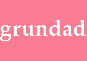 Synonym grundad