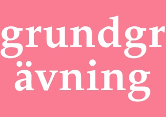 Synonym grundgrävning