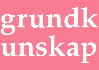 Synonym grundkunskap