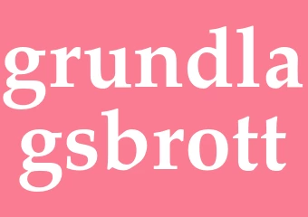 Synonym grundlagsbrott