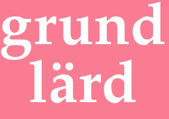 Synonym grundlärd