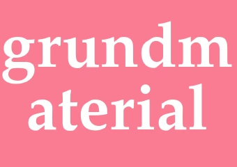 Synonym grundmaterial