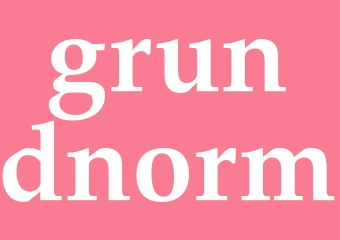 Synonym grundnorm