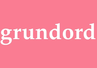 Synonym grundord