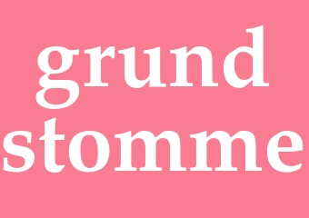 Synonym grundstomme