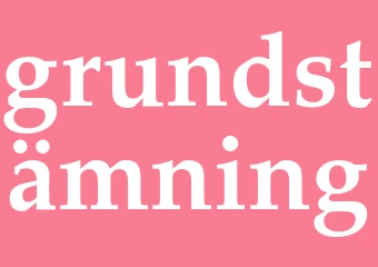 Synonym grundstämning