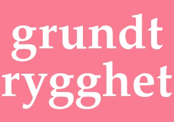 Synonym grundtrygghet