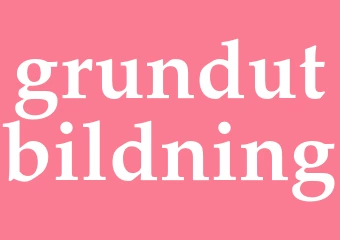 Synonym grundutbildning