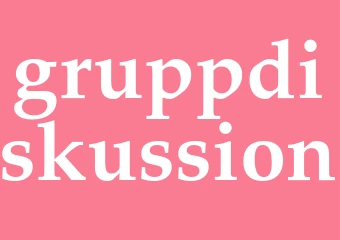 Synonym gruppdiskussion